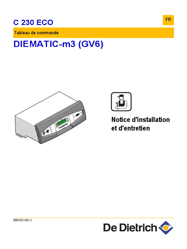 Carte UC affichage DE DIETRICH Diematic 3/2