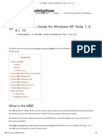 Fix The MBR - Guide For Windows XP, Vista, 7, 8, 8.1, 10