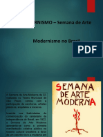 Modernismo Semana de Arte Moderna no Brasil