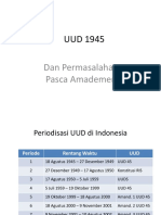 Kuliah 11-13 - Masalah UUD 45 PascaAmandemen