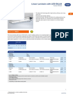 LED Linear Luminaire for Hazardous Areas