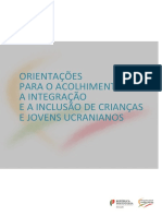 Orientacoes para o Acolhimento A Integracao e A Inclusao de Criancas e Jovens Ucranianos Refugiados