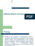 Pricing Strategies