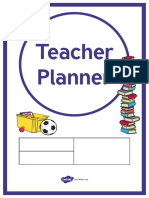 Teacher Planner Contents Guide