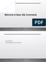 Welcome To Basic SQLCommands