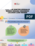 Ketua KK-Prof Taruna - Adaptasi Dokter Spesialis WNI LLN 10 Juni 2022