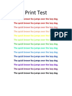 Print Test
