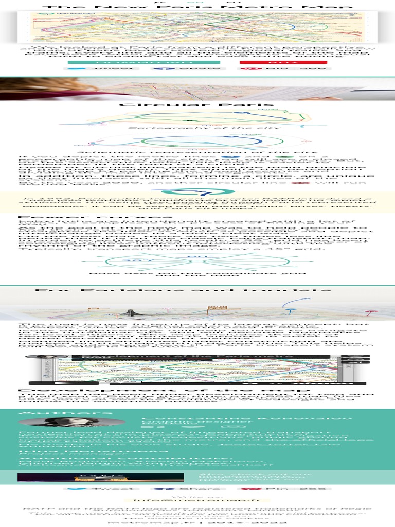 Circular Paris Metro Map | PDF | Rapid Transit | Map