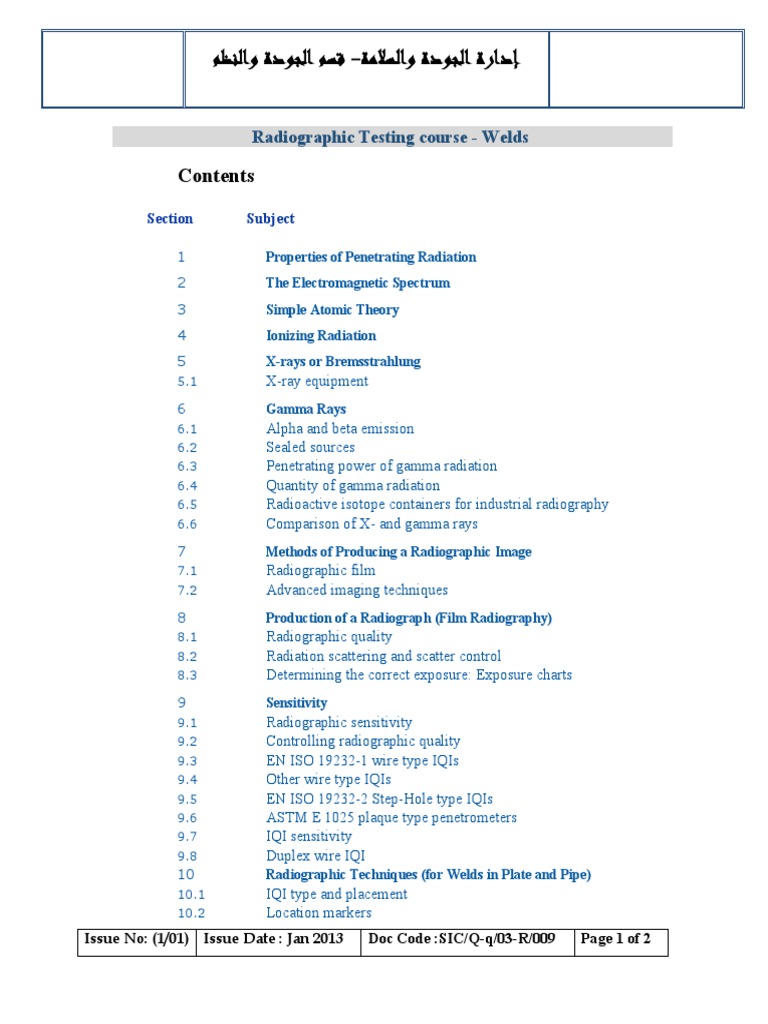 RT Course | PDF | Radiography | Ionizing Radiation