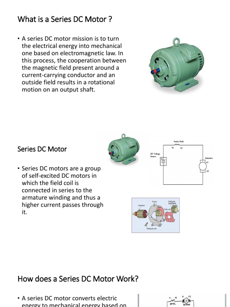 Series DC Motors for Engineers | PDF | Electric Motor | Direct Current