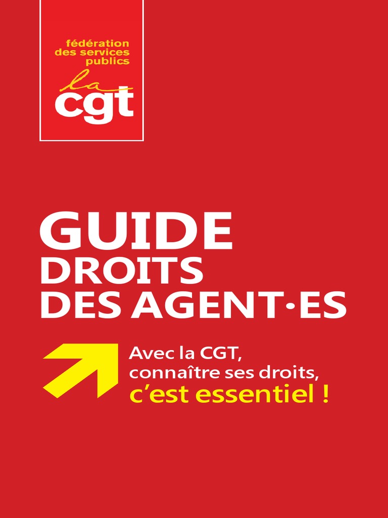 Guide des droits des agents publics CGT | PDF | Gouvernement | Travail