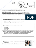 Formativa 5ºano Ef1 - Ciências Professoras Daiana e Sandra