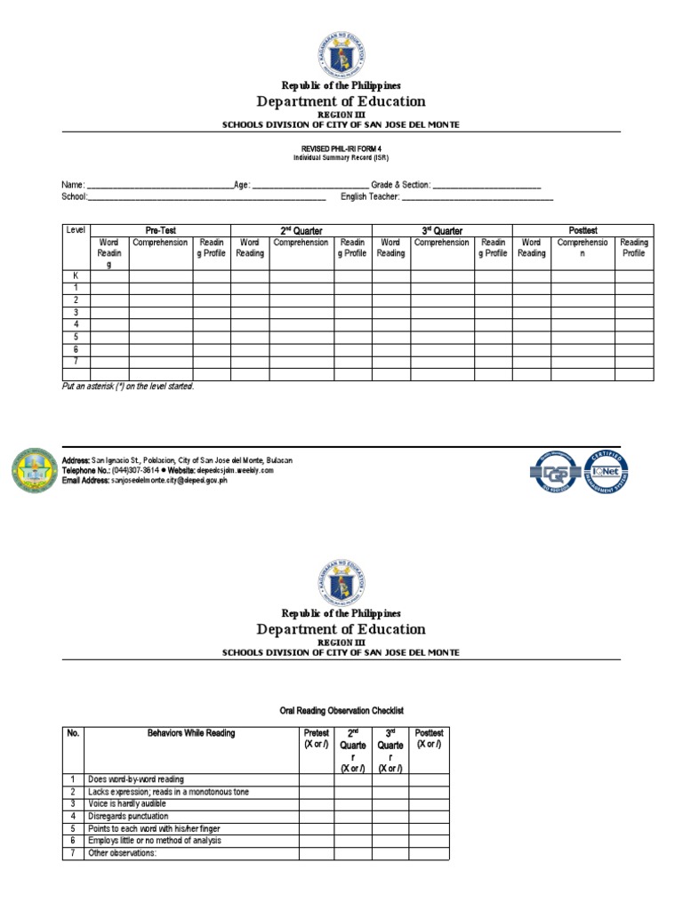 Editable PH-IRI Form 4 Download | PDF | Communication | Online Services
