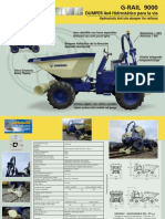 G-RAIL 9000 Road-Rail Dumper