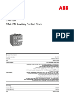 CA4-13M Auxiliary Contact Block: Product-Details