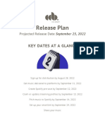 CD Baby Music Release Plan