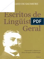 Resumo Escritos de Linguistica Geral Ferdinand de Saussure