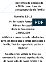 Bênçãos Decorrentes Da Decisão de Usarmos A Bíblia Como Base de Referência Na Reconstrução Da Família