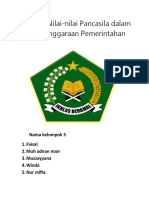 Makalah Nilai Nilai Pancasila