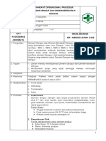 Standart Operasional Prosedur Demam Dengue Dan Demam Berdarah Dengue