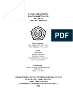 Laporan Praktikum Kartografi Tematik Acara Iii Area Kuantitatif