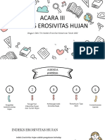 Acara Iii Indeks Erosivitas Hujan