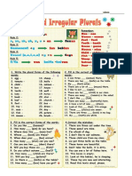 Plural Dos Substantivos 8º Ano - Exercícios