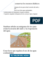 Acciones para Conservar Los Recursos Hídricos