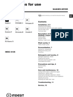 Manual de Usuario Indesit IWDC 6105 (84 Páginas)