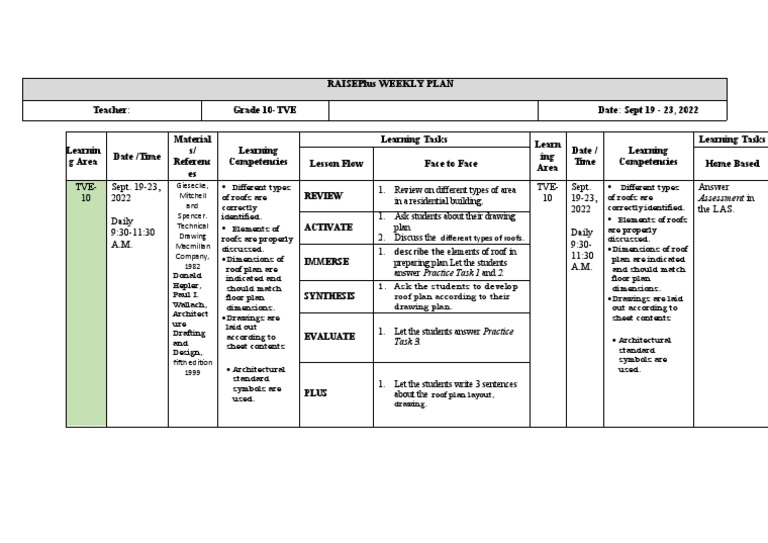 Sample RAISE Plus PDF Cognitive Science Learning