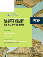 Rapport - Rapport Au Statut Social Et Au Prestige - Groupe33