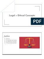 Legal + Ethical Concepts: Justice