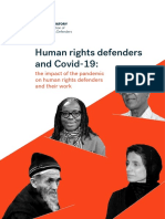 Human Rights Defenders and COVID 19