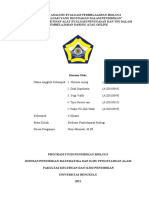 Laporan Analisis Evaluasi Pembelajaran Biologi