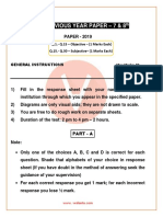 NMTC-2022 - Previous Year Question Papers For Class 7 and 8