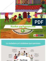 Kuska Yachasunchik Cuaderno de Trabajo y Folder - Inicial 4 Años - Quechua Chanka