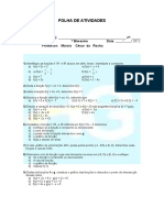 Lista 2 Função AFIM Modelo de Exercicios