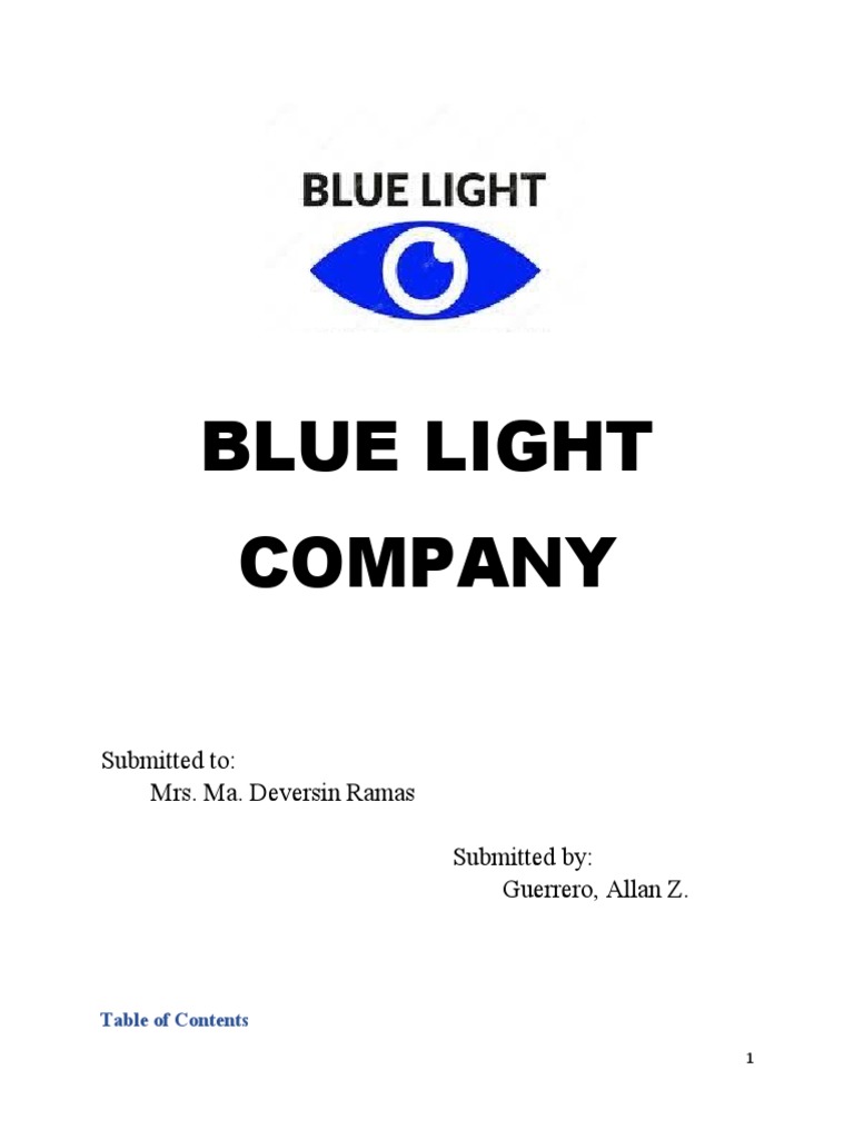 Blue Light Company Guerrero PDF Educational Technology Procurement
