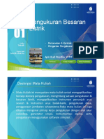 PPT Pengukuran Besaran Listrik Pertemuan 1