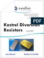 Diver Resistor Manual