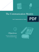 Week 2 The Communication Models