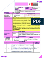 Sesión de Aprendizaje de DPCC