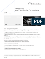 Unidad de Mando para COMAND Online, Con Cargador de DVD - Mercedes Benz