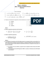 Complementos de matemática para arquitectura: operaciones combinadas y fracciones