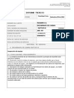 Informe Tecnico - Raptor 55 - JMC-951 - 08-09-2022