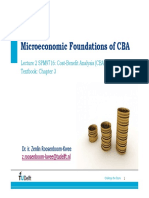 Microeconomic Foundations of CBA