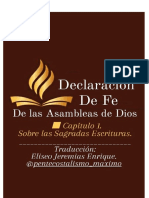 Declaracion de Fe de Las Asambleas de Dios-Parte 1