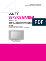 LG 32lx3dc LCD Service Manual