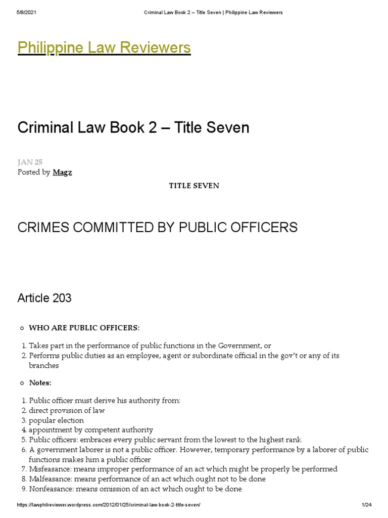 criminal-law-book-2-title-seven-pdf-crimes-crime-violence