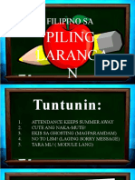 Pagsulat NG Replektibo, Lakbay, Photo Sanaysay. Posisyong Papel, Agenda Katitikan NG Pulong, Panukalang Proyekto.